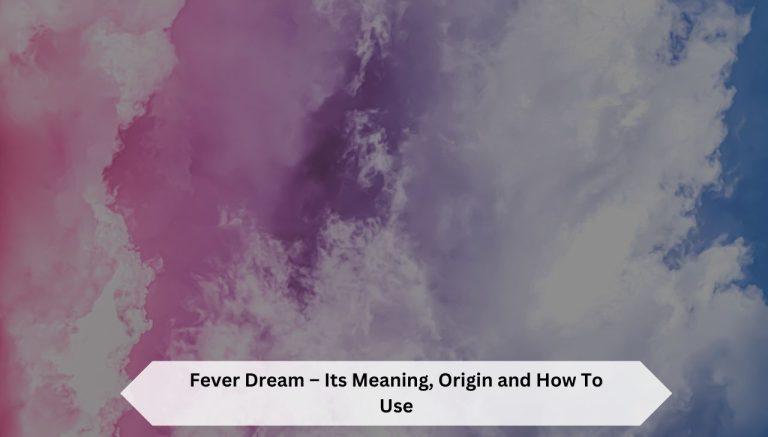 Fever-Dream-Meaning