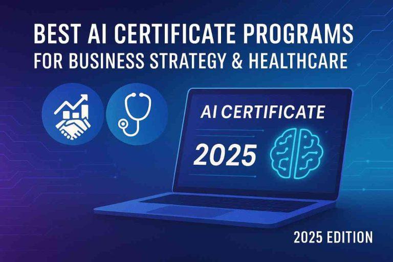 Best AI Certificate Programs for Business Strategy & Healthcare (2025 Edition)