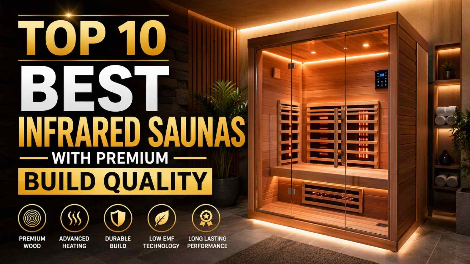 Top 10 Best infrared saunas with premium build quality