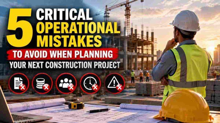 5 Critical Operational Mistakes to Avoid When Planning Your Next Construction Project
